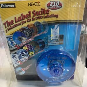 NWT Fellowes Neato Label Suite for CD & DVD Labeling System sealed